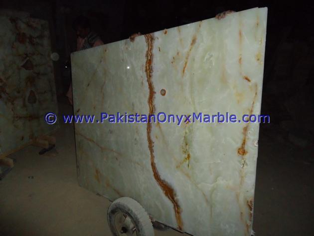LIGHT GREEN ONYX SLABS COLLECTION