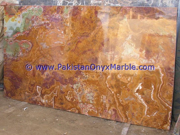 MULTI BROWN GOLDEN ONYX SLABS COLLECTION