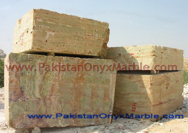 MULTI GREEN ONYX BLOCKS