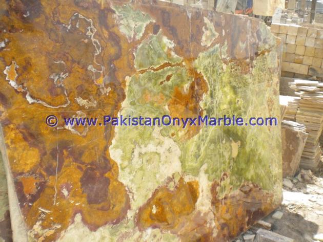 MULTI GREEN ONYX SLABS COLLECTION