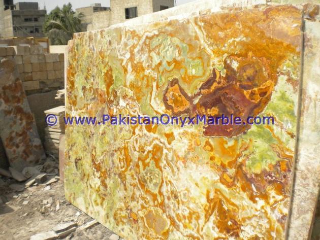 MULTI GREEN ONYX SLABS COLLECTION