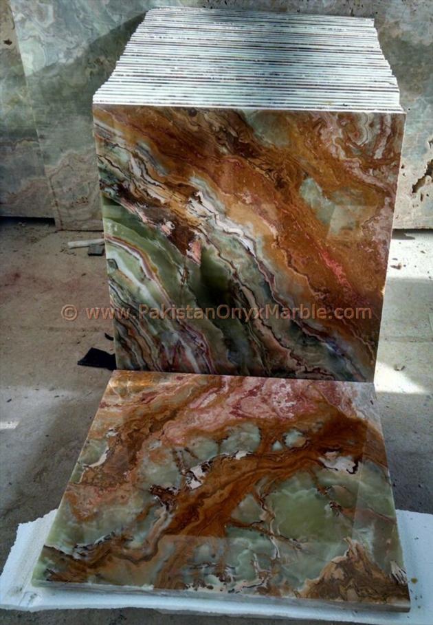 MULTI GREEN ONYX TILES COLLECTION