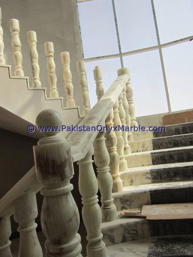 BACKLIT ONYX STAIRS STEPS RISERS Amp