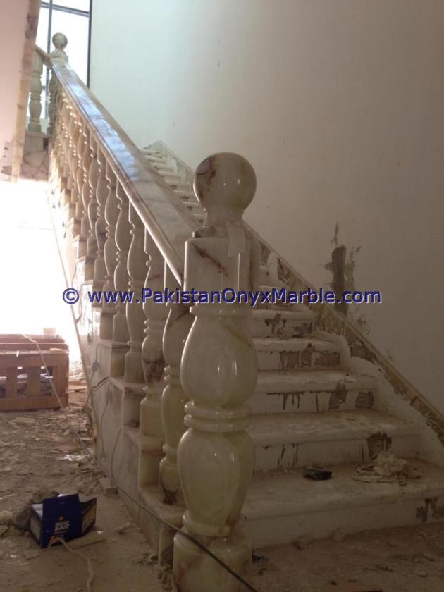 BACKLIT ONYX STAIRS STEPS RISERS Amp