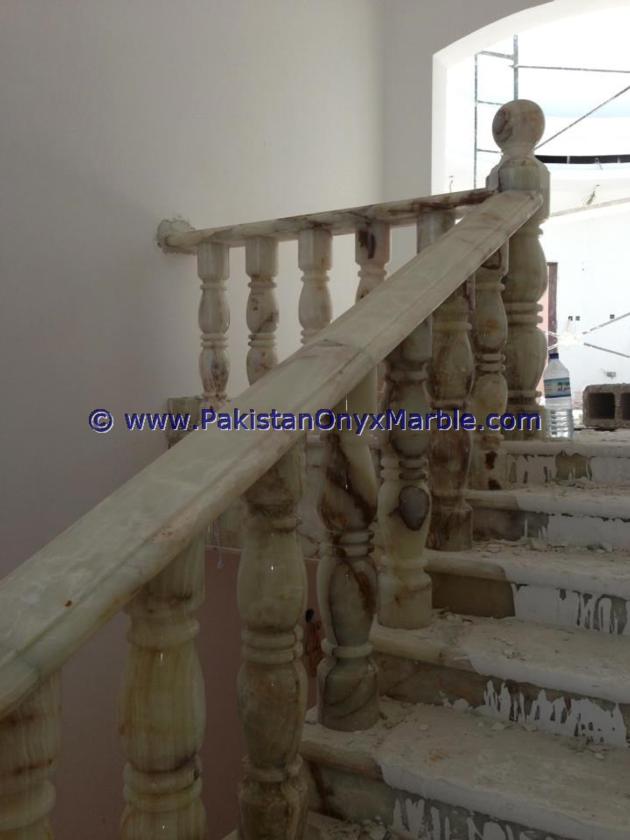 BACKLIT ONYX STAIRS STEPS RISERS Amp