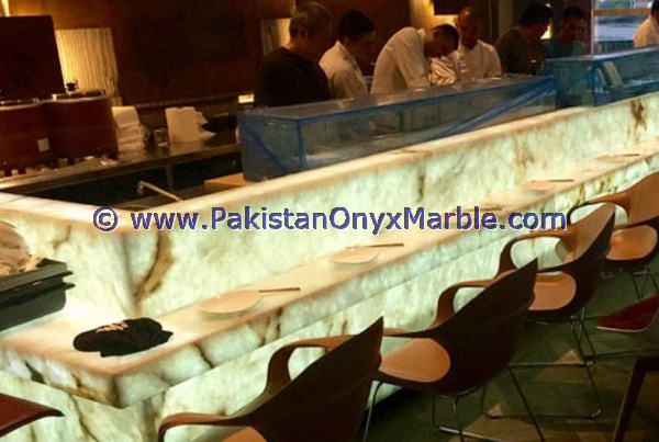 BACKLIT ONYX TABLES DINNG TABLE COFFEE