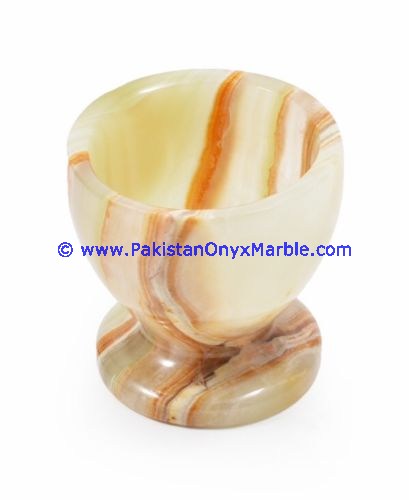 ONYX EGG CUPS HOLDER STAND HANDCARVED