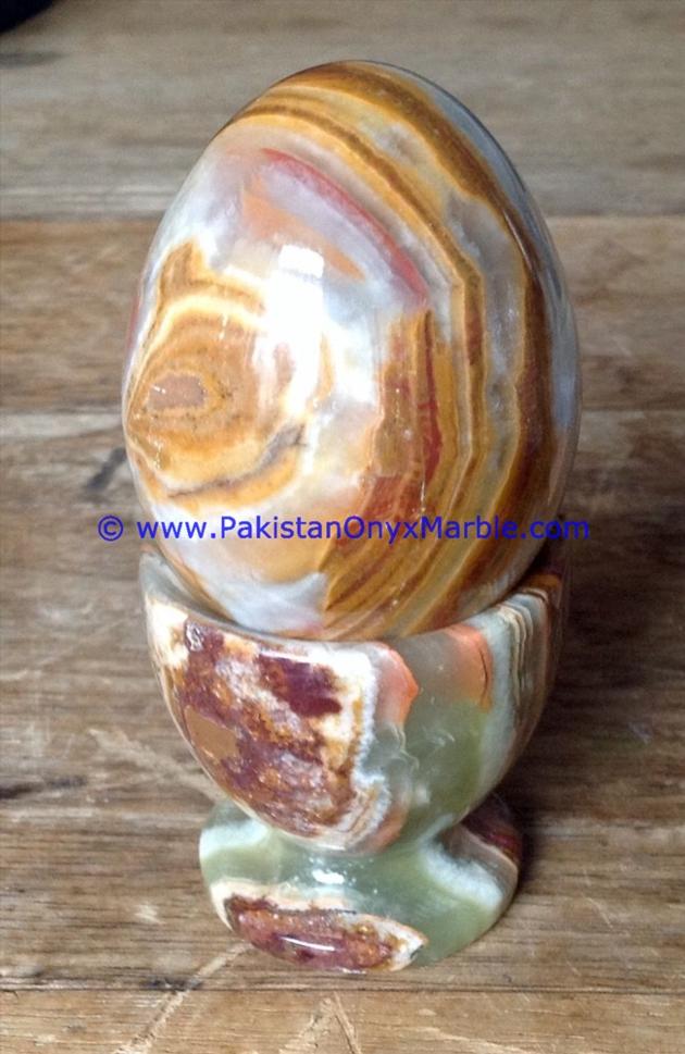 ONYX EGG CUPS HOLDER STAND HANDCARVED