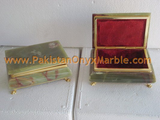 ONYX JEWELRY REACTANGULARE BOXES