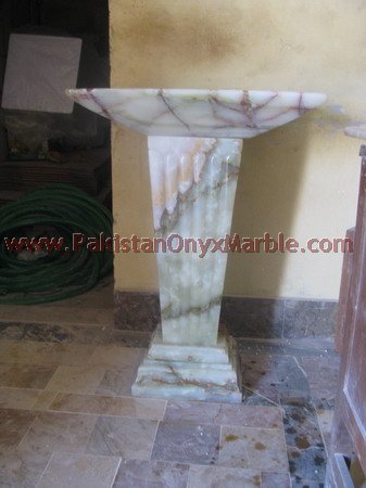 ONYX PEDESTALS SINKS AND BASINS