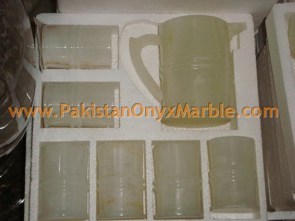 ONYX WATER SETS AND GLASSES HANDICRAFTS
