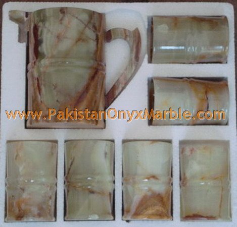 ONYX WATER SETS AND GLASSES HANDICRAFTS
