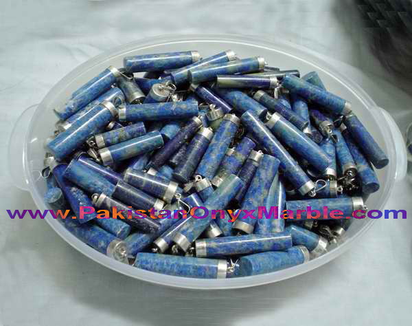 STERLING SILVER PENDANTS LAPIS LAZULI JEWELRY