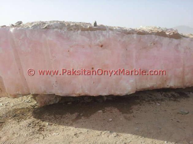 AFGHAN PINK ONYX BLOCKS