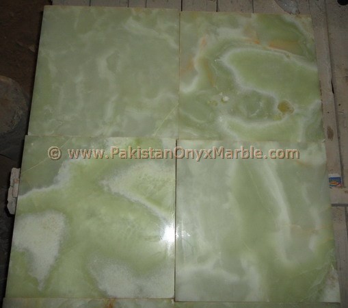 PURE GREEN ONYX TILES COLLECTION