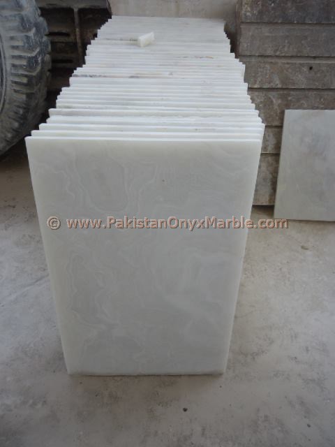 PURE WHITE ONYX TILES COLLECTION