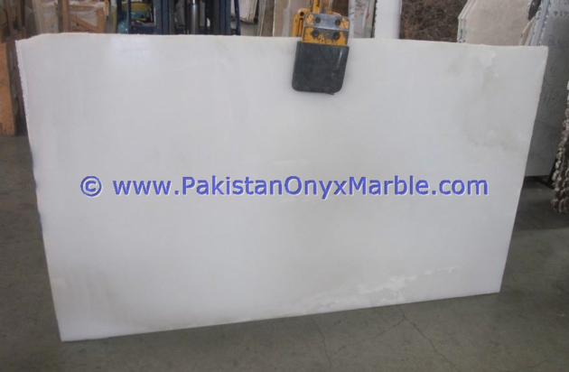 PURE WHITE ONYX SLABS COLLECTION