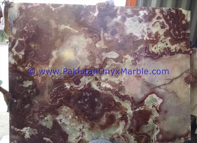 MULTI RED ONYX SLABS COLLECTION
