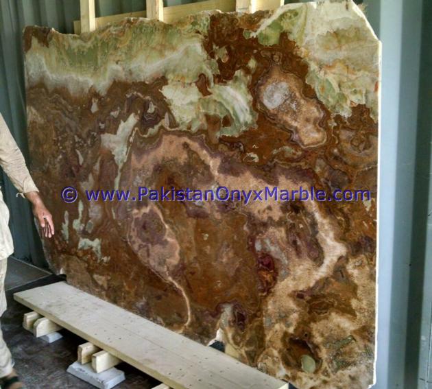MULTI RED ONYX SLABS COLLECTION