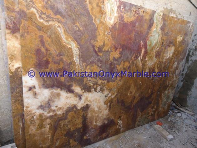 MULTI RED ONYX SLABS COLLECTION