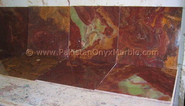 MULTI RED ONYX TILES COLLECTION