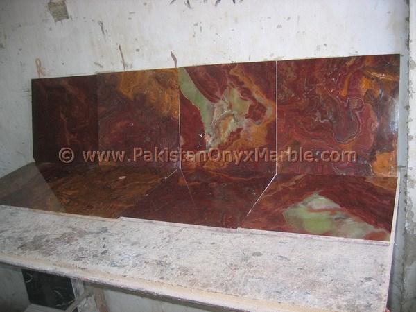 MULTI RED ONYX TILES COLLECTION