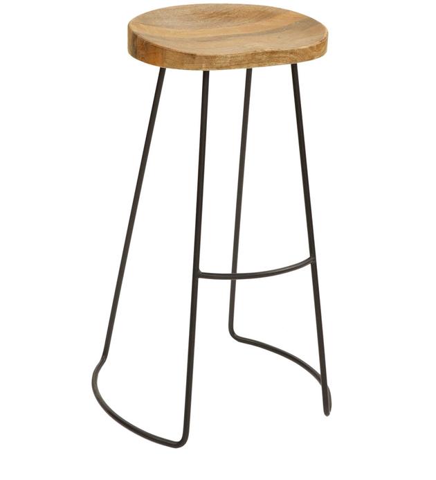 Top Wood Bar Stool