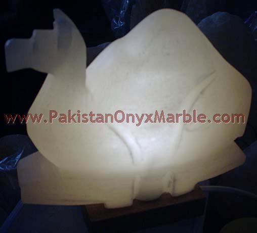 WHITE SALT CRAFTED SALT LAMPS