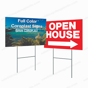 UV Printing 18x24 PP Corflute Yard