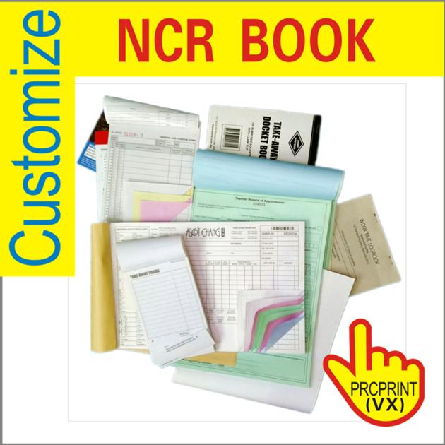 Custom Triplicate NCR Carbonless Invoice Book