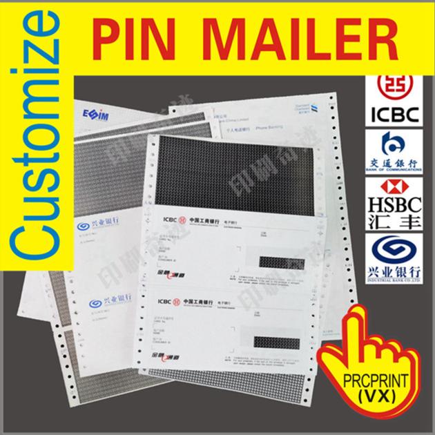 New Secret envelope 1/2/3 plys pin mailer confidential envelopes