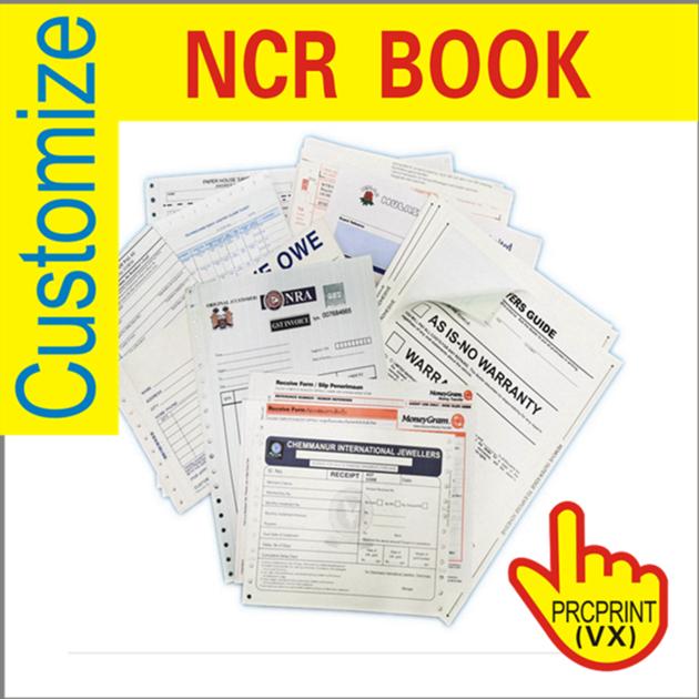 Custom Triplicate NCR Carbonless Invoice Book