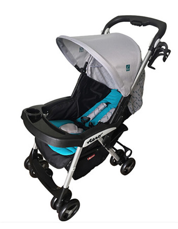 Flexible with detachable liner,Link-brake with one-hand folding baby stroller