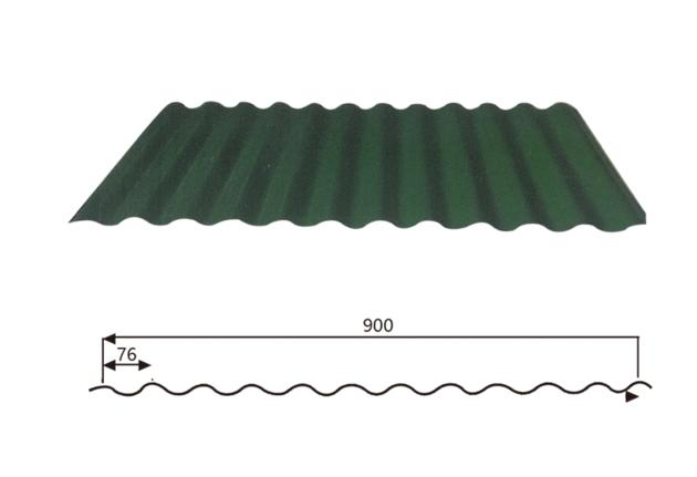 Corrugated Steel Roofing sheet (Wave Style) 17-76-900,Steel Wave Tiles ,Steel Roofing Sheet Manufact