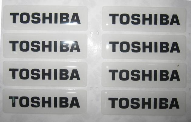 Printed 3D Epoxy Resin Stickers In