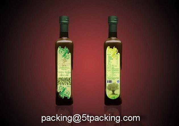 Extra Virgin Olive Oil Glass Bottle Labels