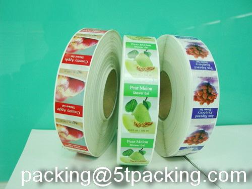 Green and Healthy Plastic Adhesive Labels for Fruits Sales Promotion