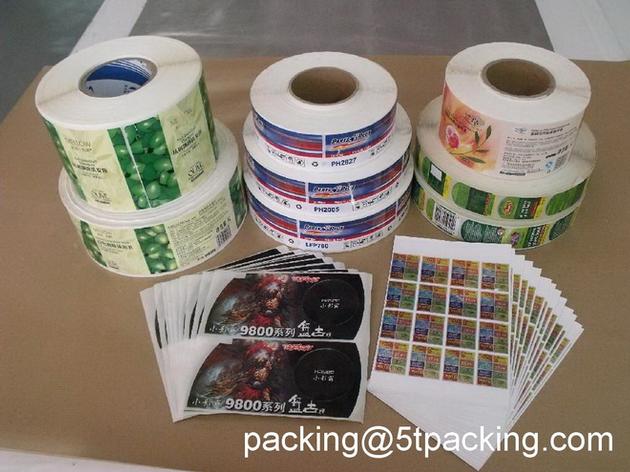 Gravure Printing Plastic Adhesive Labels for Mass Printing Production