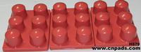 Silicone pad printing rubber