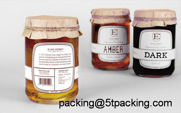 Dustless and Healthy Honey Bottle Use Paper Adhesive Labels 