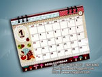 Non-toxic UV Printing Desktop Calendars