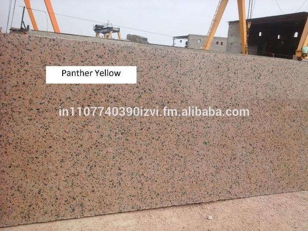 Panther Yellow Granite Slabs and Tiles