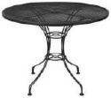 wrought iron table