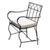 wrought iron chair
