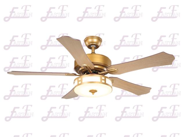 East Fan 52inch Five Blade Indoor Ceiling Fan with light