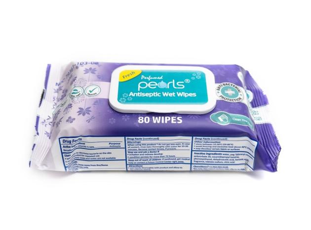 Pearls Disinfecting Wipes – Lavender 80 Sheets / 30 Packets