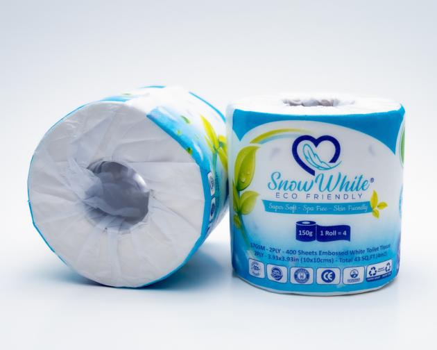 Snow White Organic Bamboo Rolls 36CT