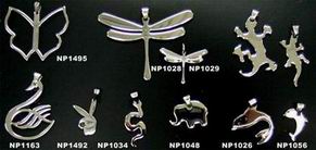 Stainless steel pendant - animal shaped