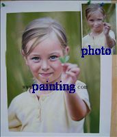 Portrait oil painting