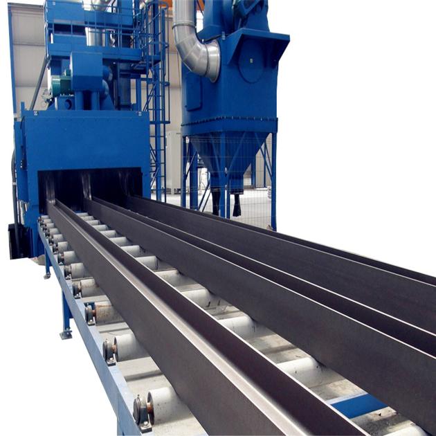 Metal Structure Dust Roller Conveyor Shot Blasting Machine / Shot Blaster Price for Sale